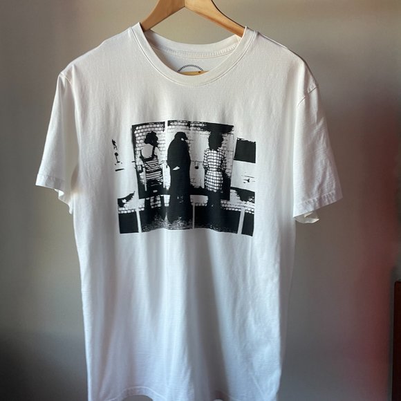 White & Black Death to Tennis Graphic Short-Sleeve T shirt - Picture 3 of 6